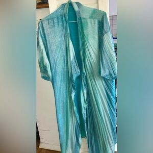 Lightweight Turquoise Swim Coverup